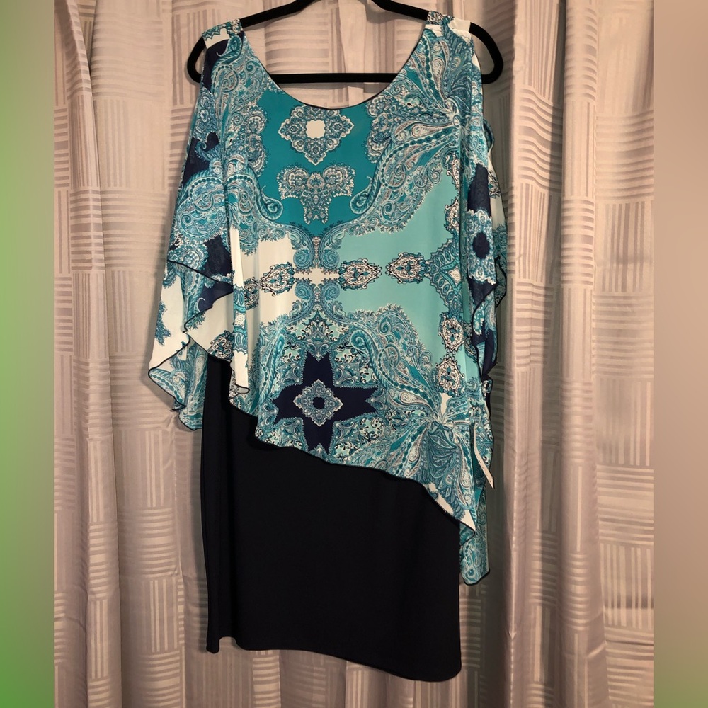 Enfocus women paisley dress 14w